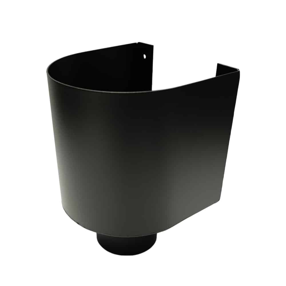 Vergaarbak mini 100 mm - P.10 zwart | Prefa / Kallos