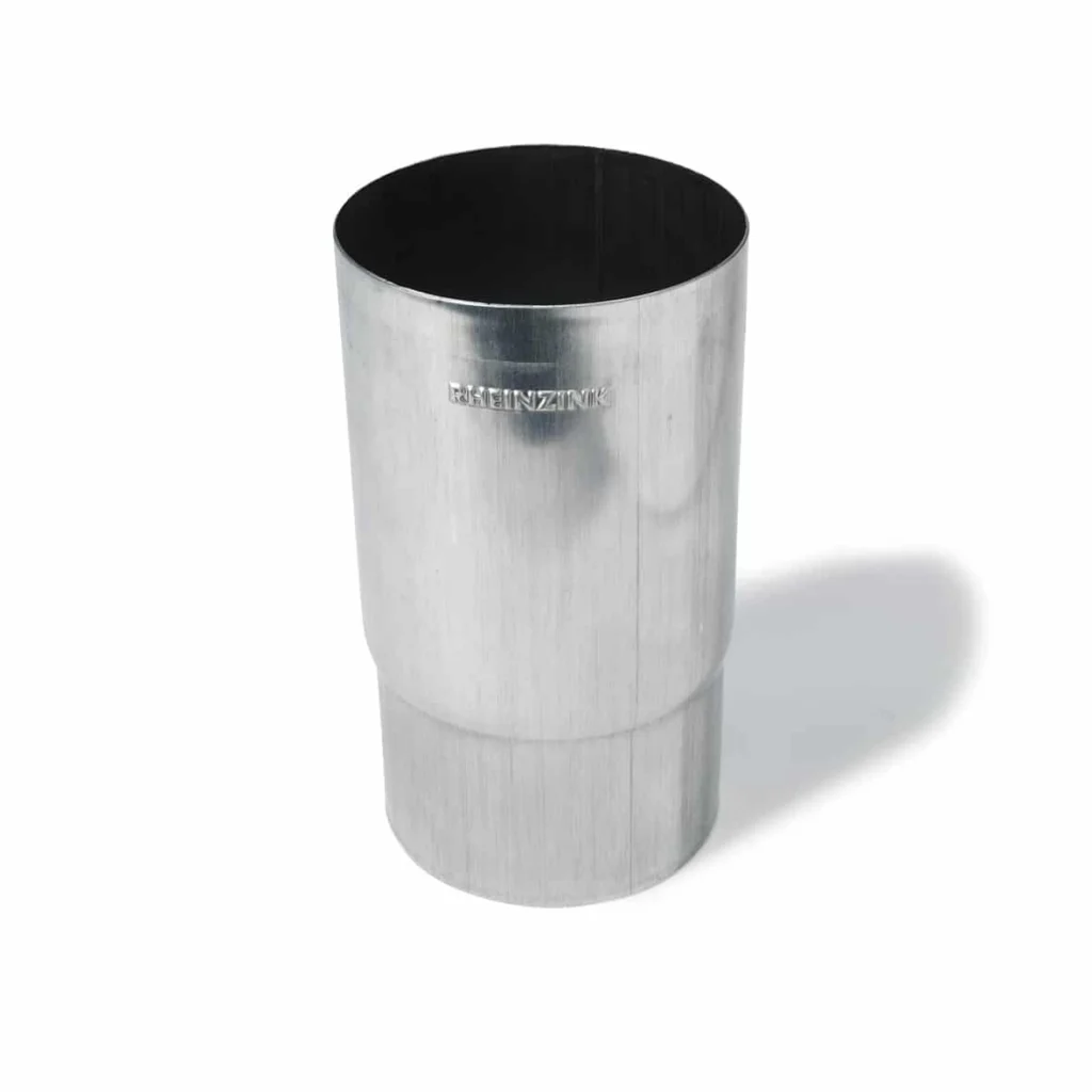Verlengde mof zink 80 mm | Rheinzink