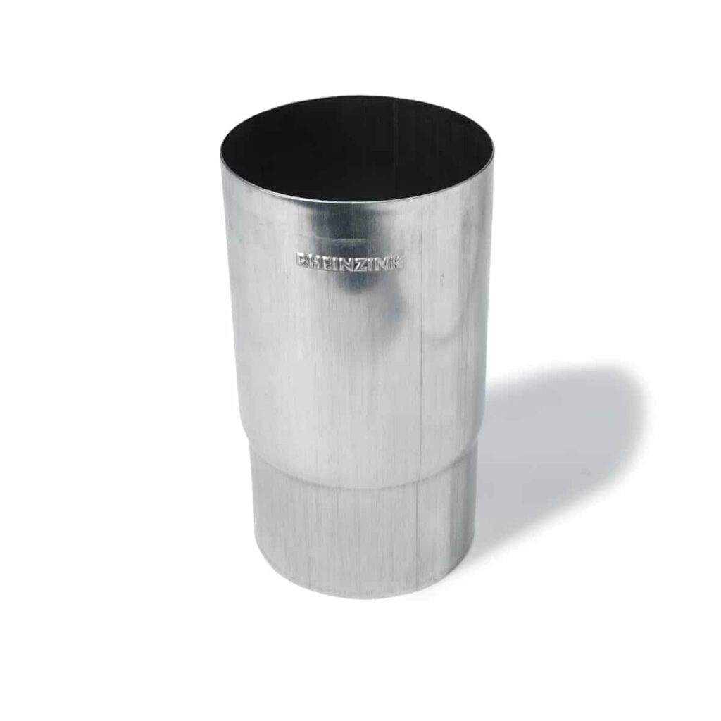 Verlengde mof zink 100 mm | Rheinzink