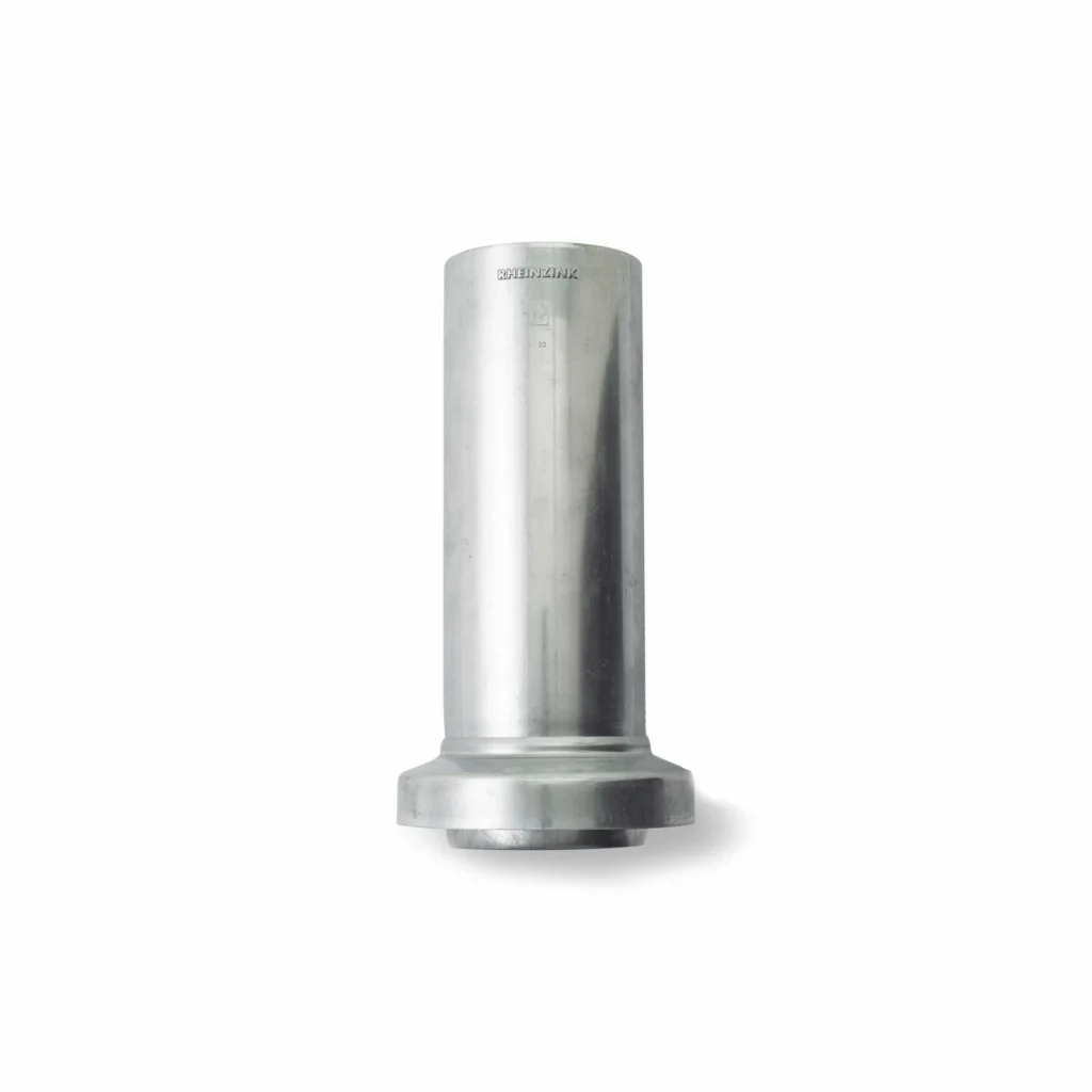 Montageschuifstuk zink 80 mm | Rheinzink