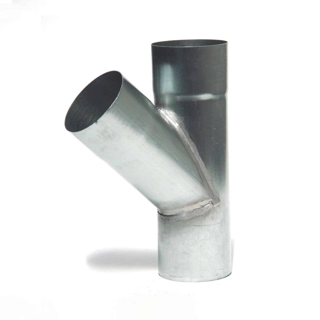 T-stuk zink 100 mm 45gr | Rheinzink