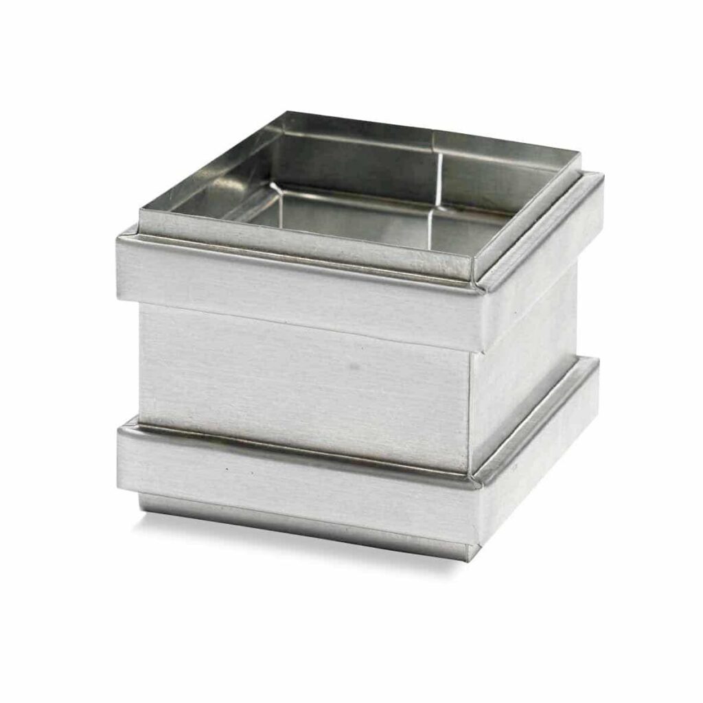 Wrong zink 80x80 mm | Rheinzink