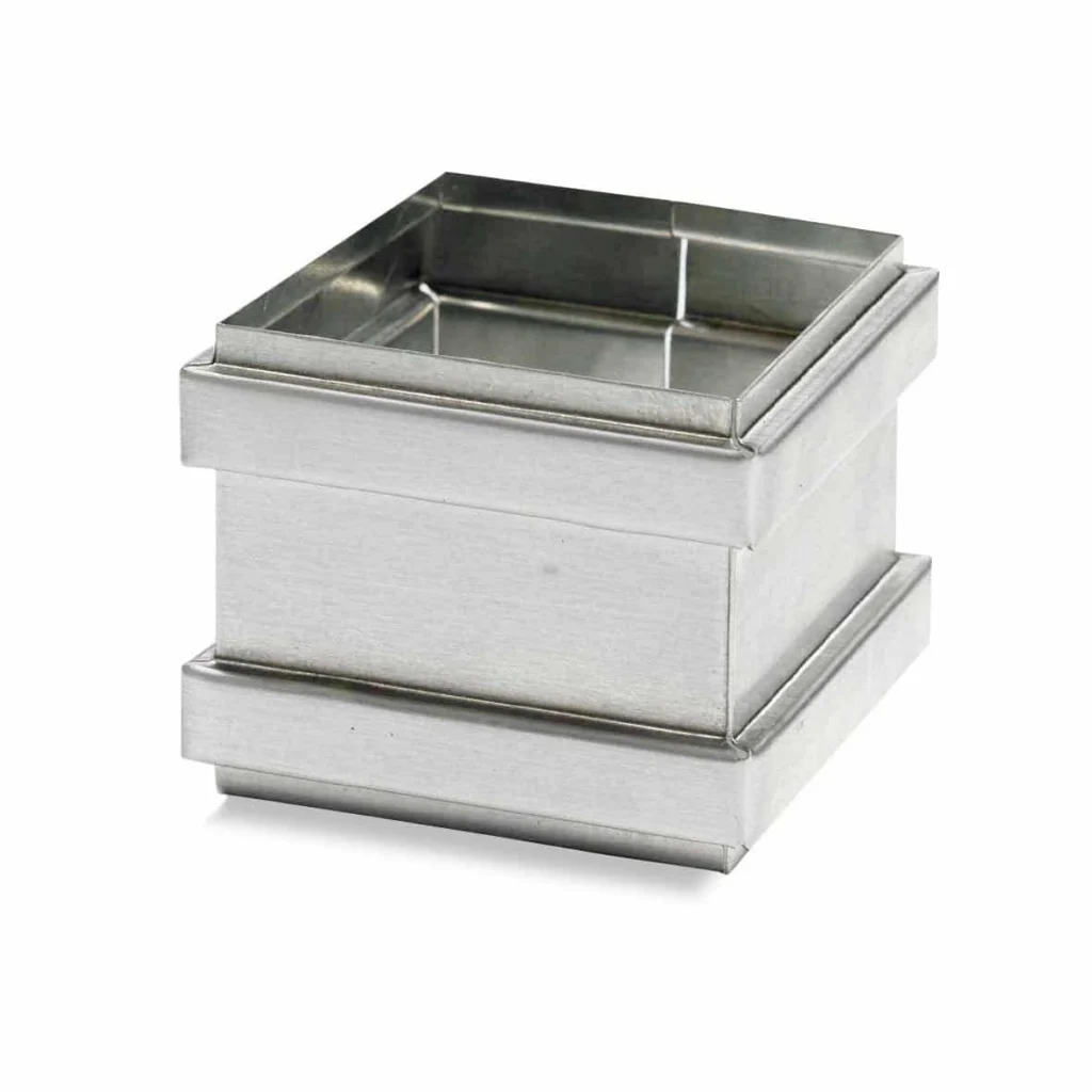 Wrong zink 80x80 mm | Rheinzink