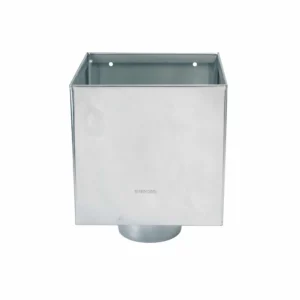 Vergaarbak zink 80 mm - Kubus 200x200 mm | Rheinzink - Afbeelding 1