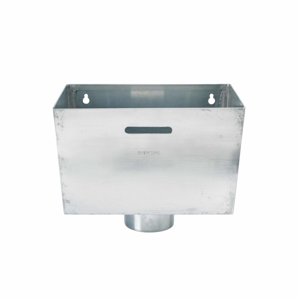 Vergaarbak zink 80 mm - Trapezium | Rheinzink
