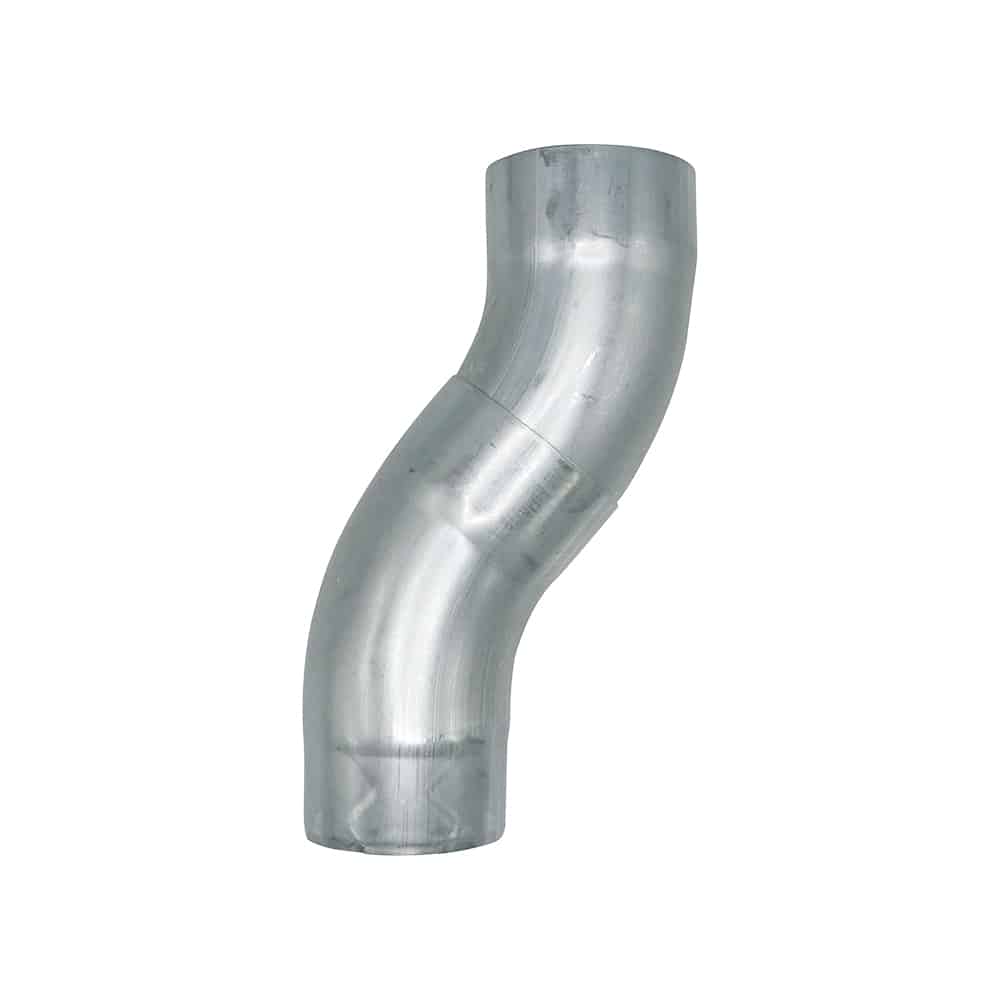Bocht zink 100 mm 40gr (verjongd-spie) | Grömo/Nedzink
