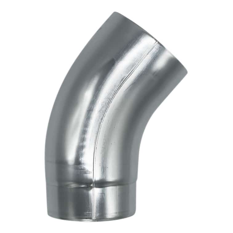Bocht zink 80 mm 40gr (verjongd-spie) | Grömo/Nedzink