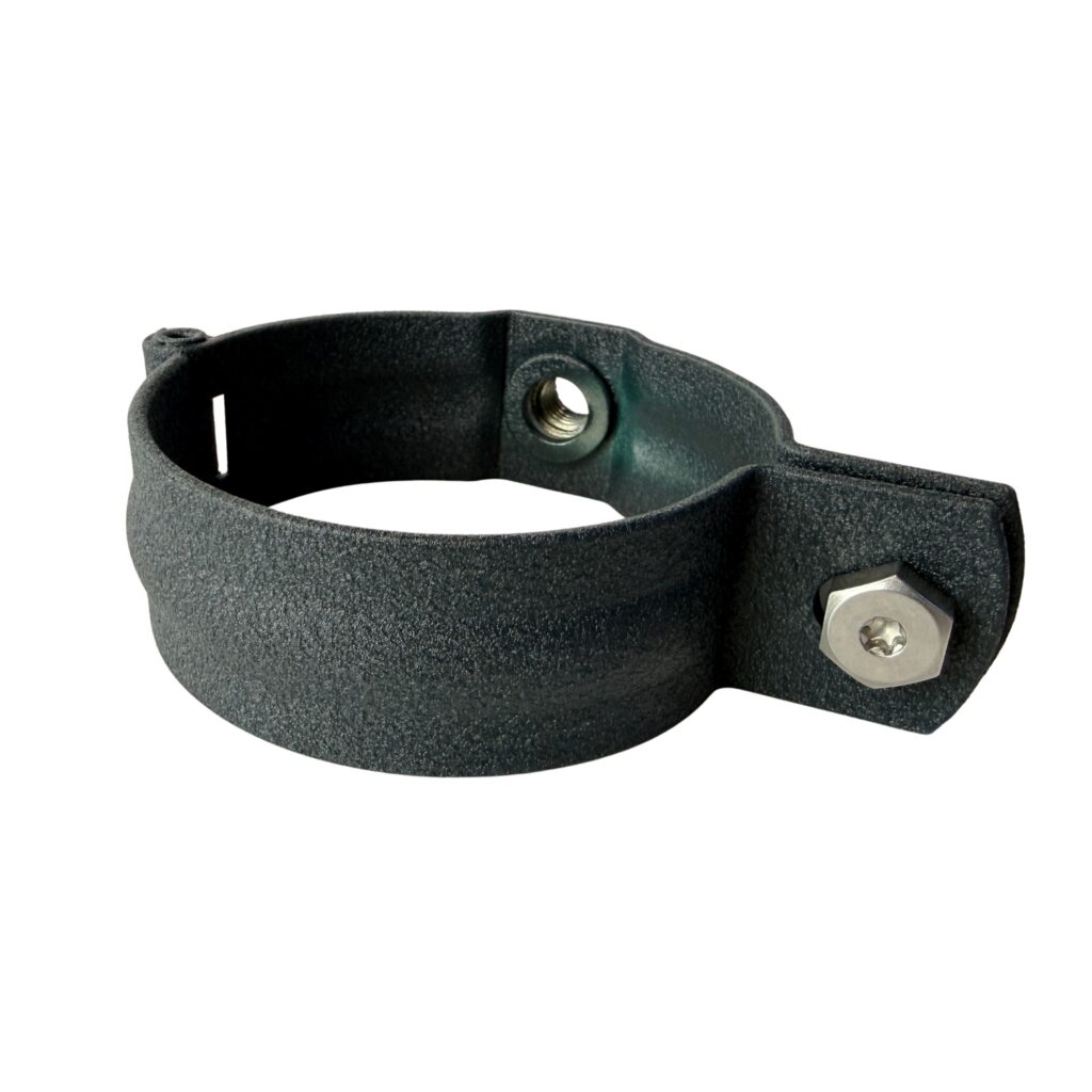 Scharnierbeugel aluminum SET 80mm M10 - antraciet