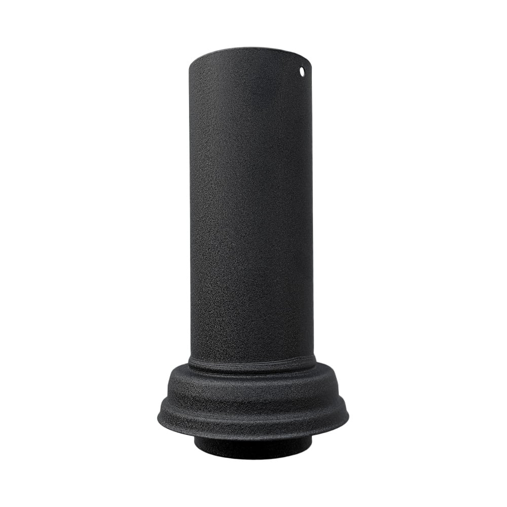 Montageschuifstuk 80 mm/250 mm hoog - P.10 zwart | Prefa