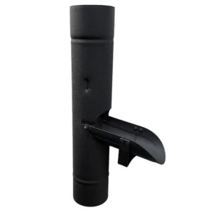 Regentonklep 80 mm - P.10 zwart | Prefa - Afbeelding 1