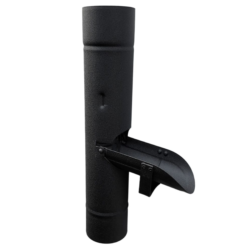 Regentonklep 80 mm - P.10 zwart | Prefa