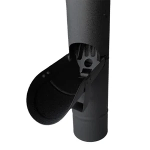 Regentonklep 80 mm - P.10 zwart | Prefa - Afbeelding 3