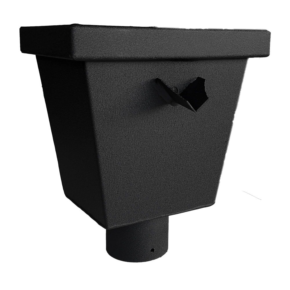 Vergaarbak junior 100 mm - P.10 zwart | Prefa / Kallos