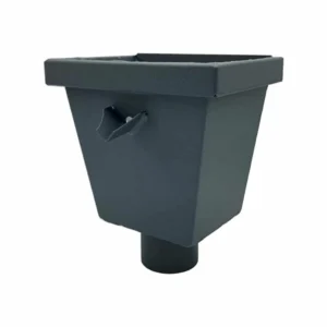 Vergaarbak junior 80 mm - P.10 antraciet | Prefa / Kallos - Afbeelding 1