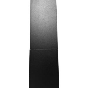 Aluminium regenpijp 80x80 mm - 1 meter met spie - Ral-9005 fijnstructuur | Kallos - Afbeelding 3