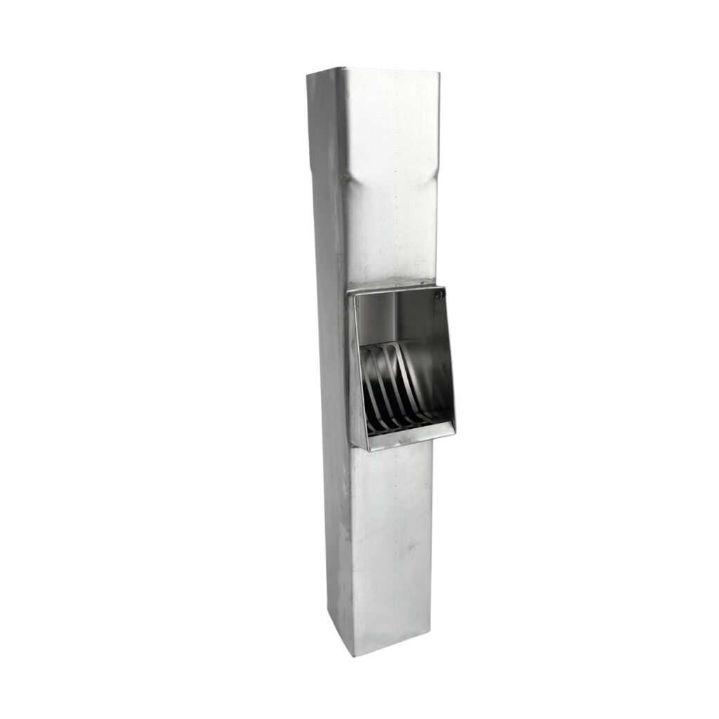 Bladafscheider zink 80x80 mm | Nedzink