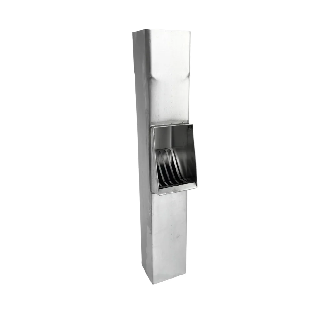 Bladafscheider zink 80x80 mm | Nedzink