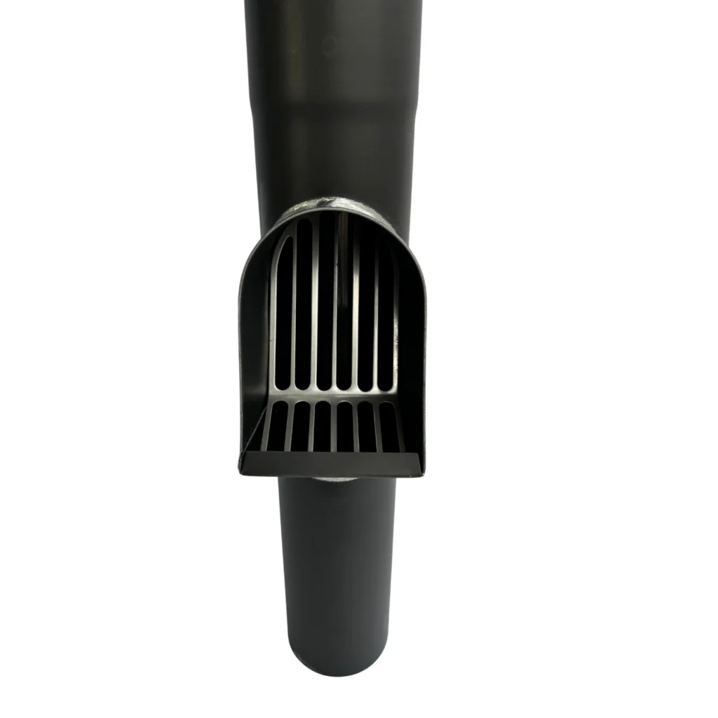 Bladafscheider zink 80 mm - Noir | Nedzink
