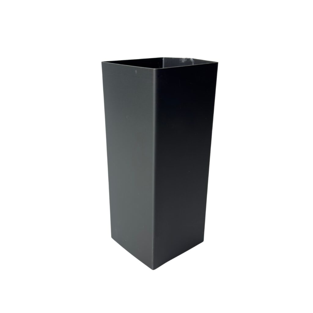 Verbindingsmof zink 80x80 mm vierkant - Noir | Nedzink