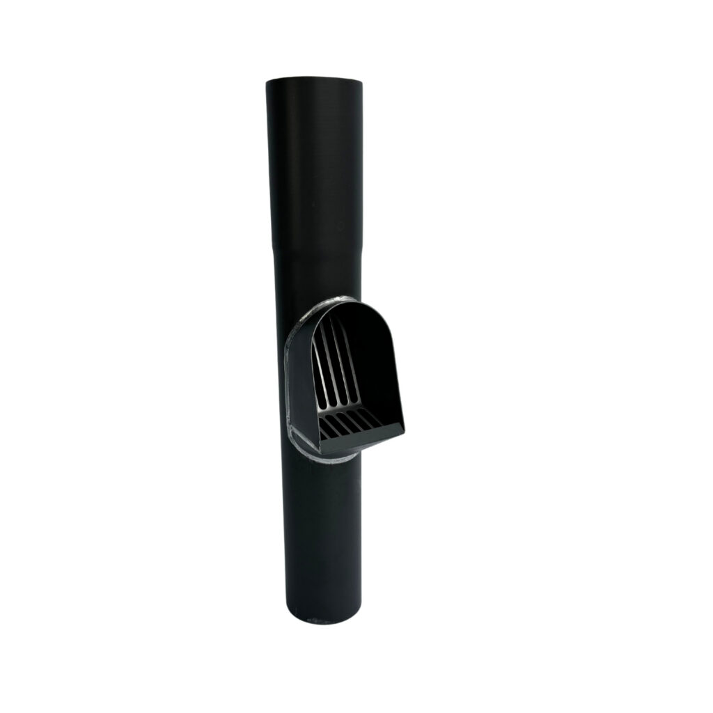 Bladafscheider zink 80 mm - Noir | Nedzink