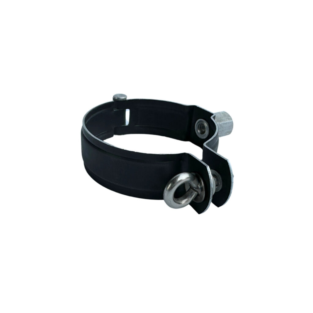 Scharnierbeugel 80 mm t.b.v. wrong M8/M10 - Noir