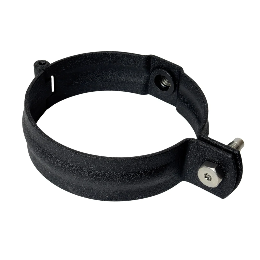 Regenpijp beugel SET 100mm M10 - P.10 zwart