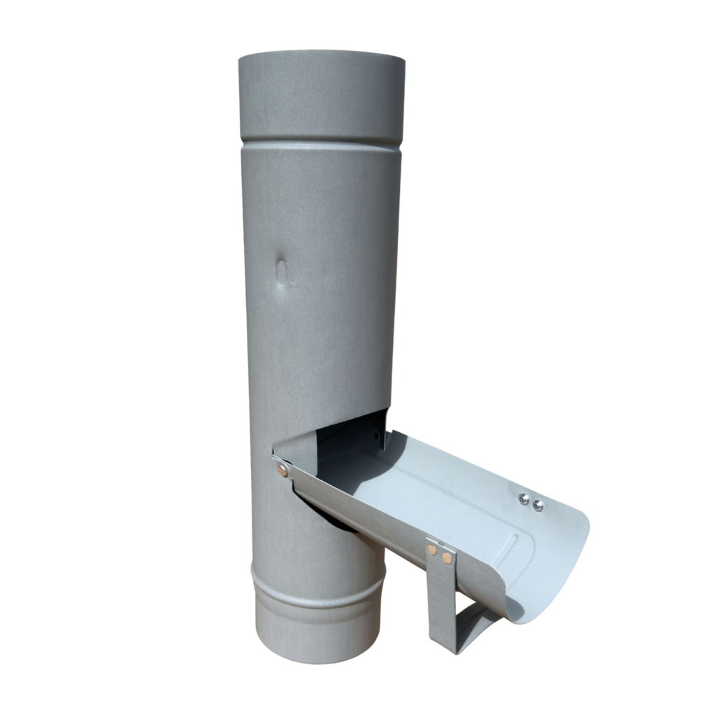 Regentonklep 100 mm - patingrijs | Prefa