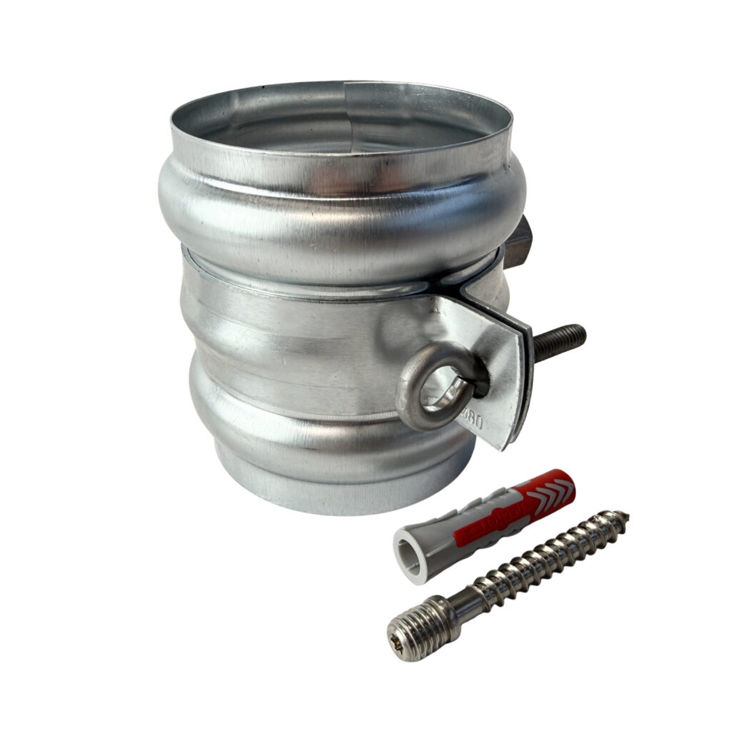 Beugel zink 80 mm M10 + Schroef RVS M10x70 mm + Wrong + Plug