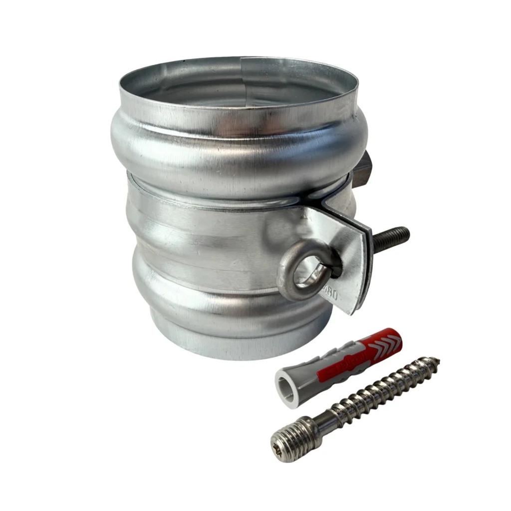 Beugel zink 80 mm M10 + Schroef RVS M10x70 mm + Wrong + Plug