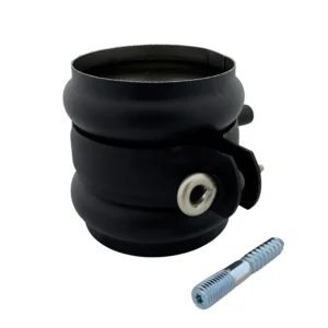 Regenpijp beugel 80mm met M10 draad + Wrong – zwart - Afbeelding 3