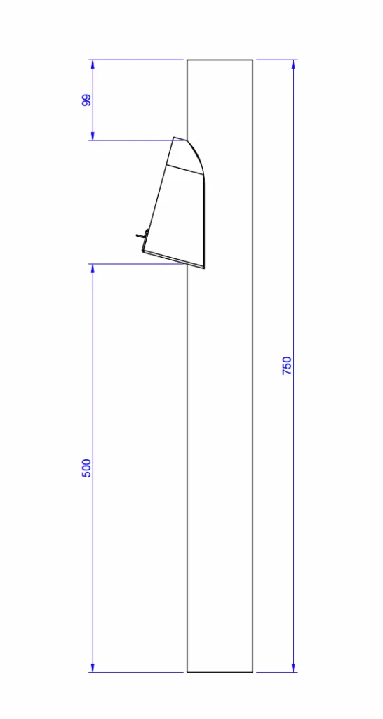 Aluminium regenpijp bladafscheider 80 mm rond - P.10 antraciet | Prefa / Kallos