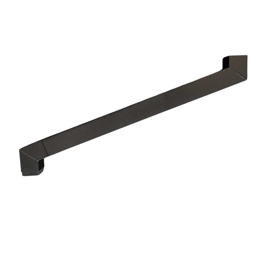 Sprongbocht alu 80x80 mm. set: 2 x bocht (+spie) - Ral-7021 fijnstructuur | Kallos