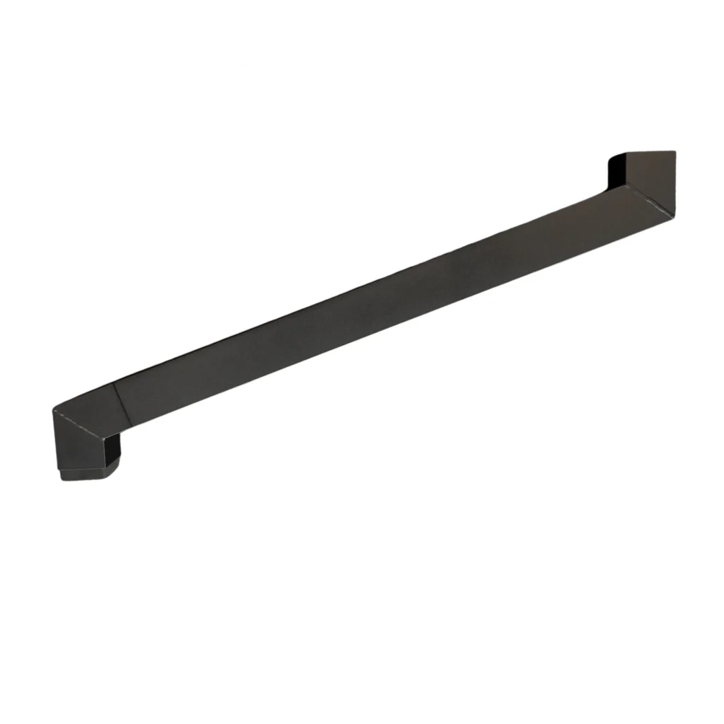 Sprongbocht alu 80x80 mm. set: 2 x bocht (+spie) - Ral-9005 fijnstructuur | Kallos