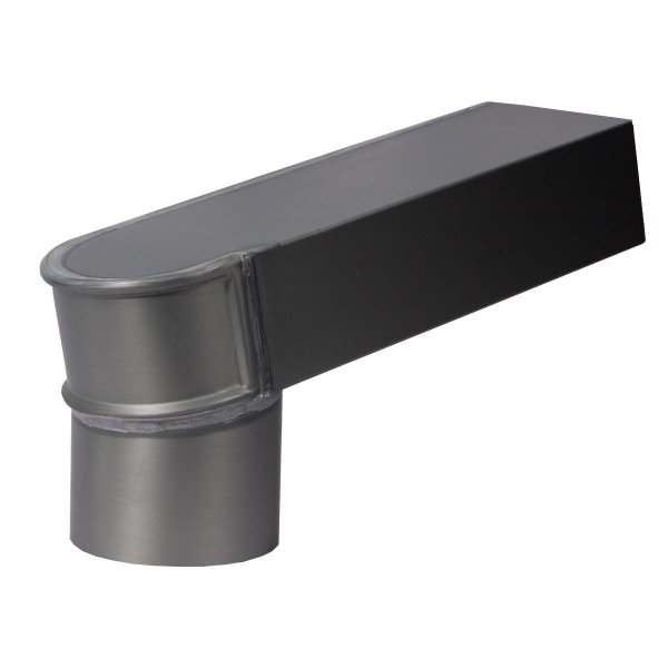 Stadsuitloop 60x100 mm naar 100 mm 330 mm lang - Nova | Nedzink