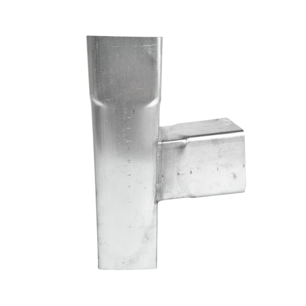 T-stuk zink 80x80 mm 85gr | Nedzink