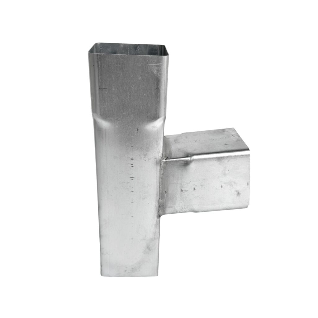 T-stuk zink 80x80 mm 85gr | Nedzink