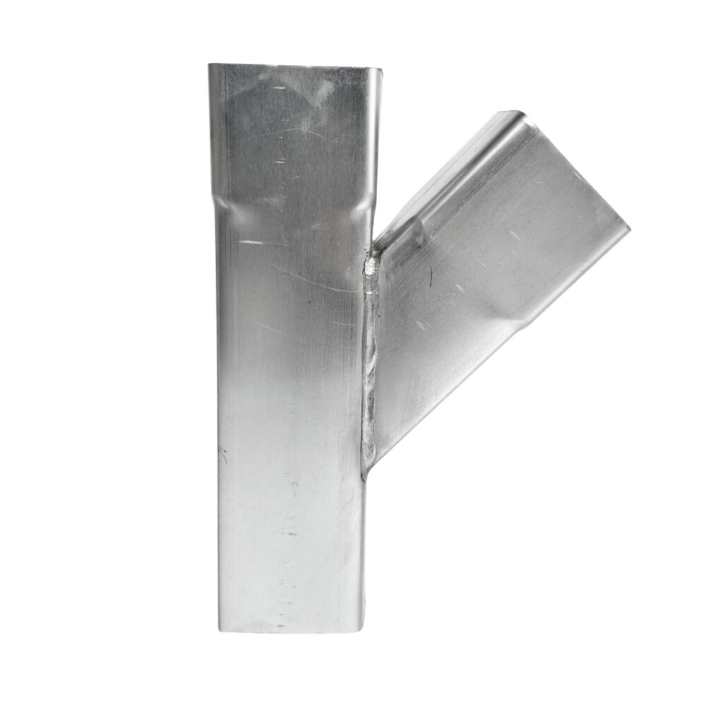 T-stuk zink 80x80 mm 45gr | Nedzink
