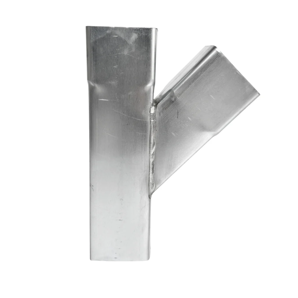 T-stuk zink 80x80 mm 45gr | Nedzink