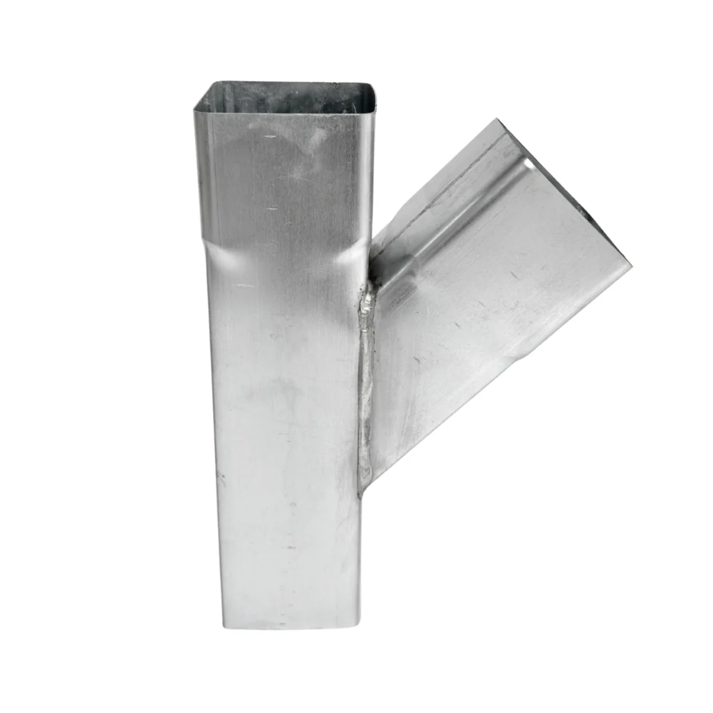 T-stuk zink 80x80 mm 45gr | Nedzink