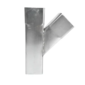 T-stuk zink 80x80 mm 45gr | Nedzink - Afbeelding 1