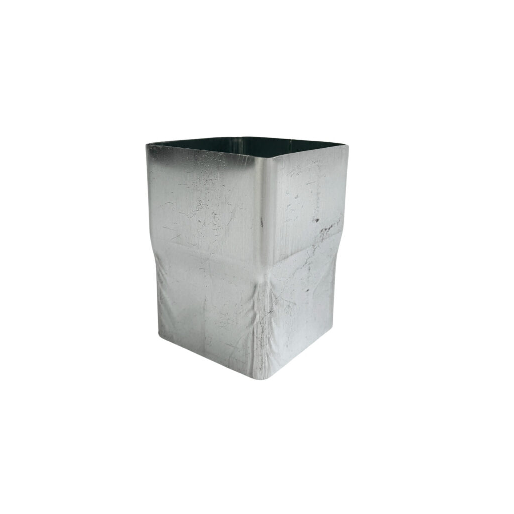 Verbindingsmof zink 80x80 mm | Nedzink