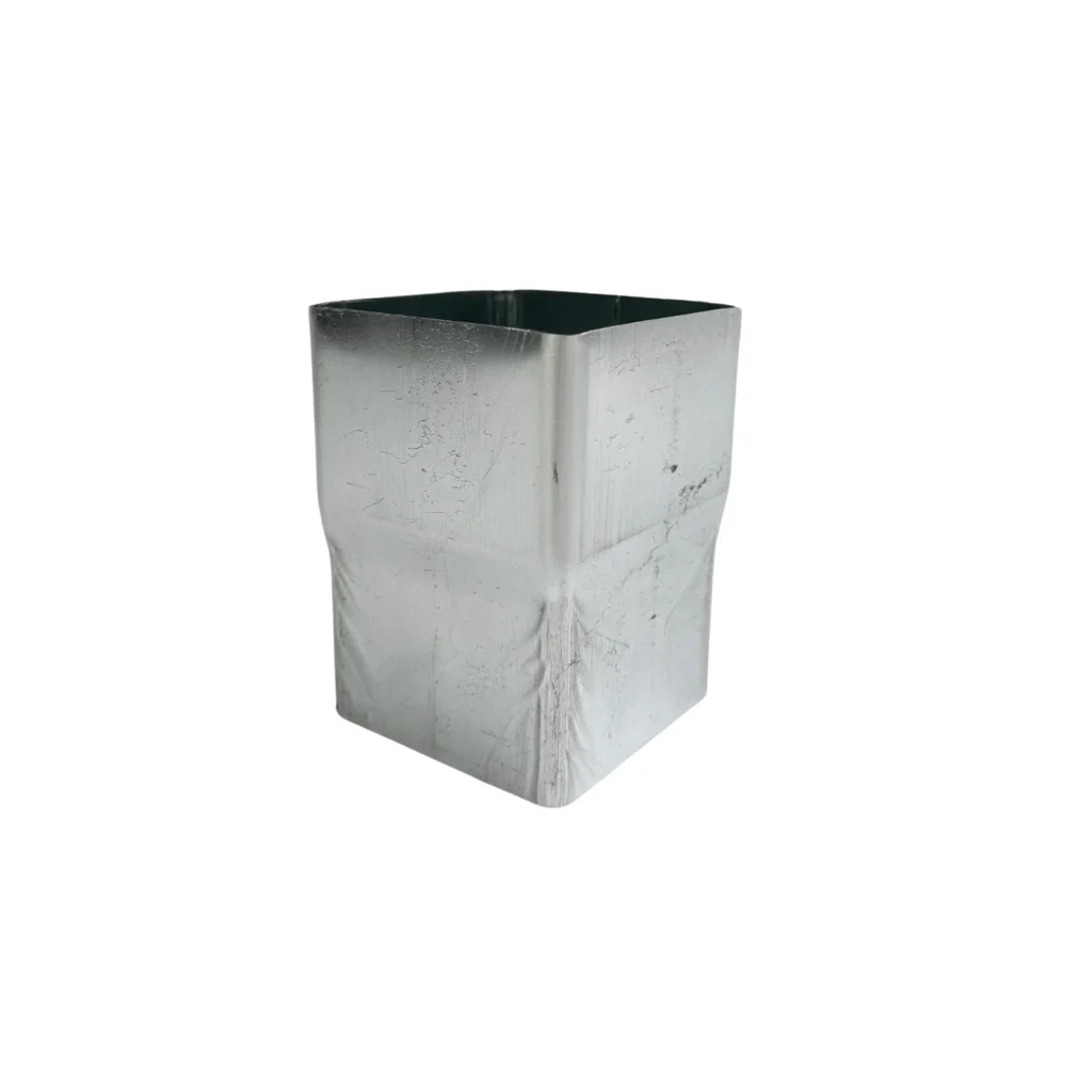 Verbindingsmof zink 80x80 mm | Nedzink