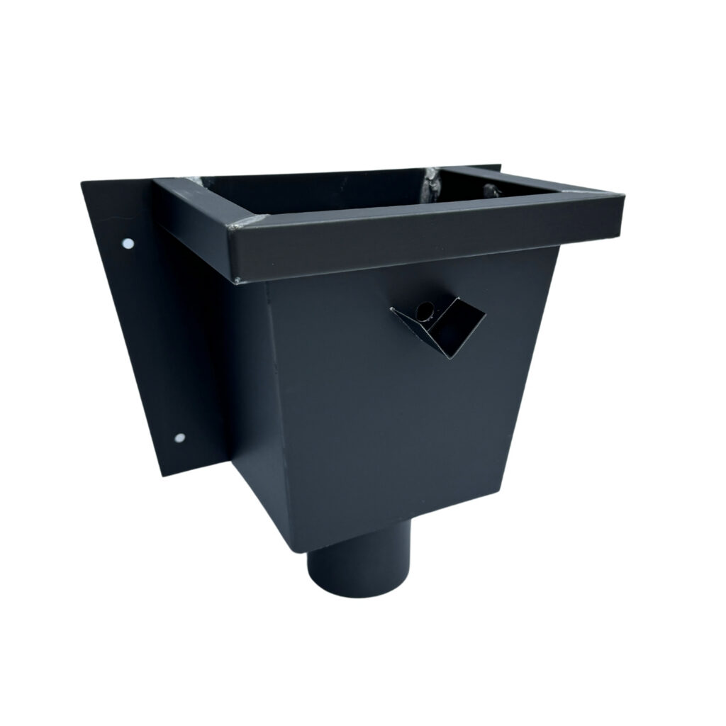 Vergaarbak zink 80 mm - Juinior - Noir | Nedzink