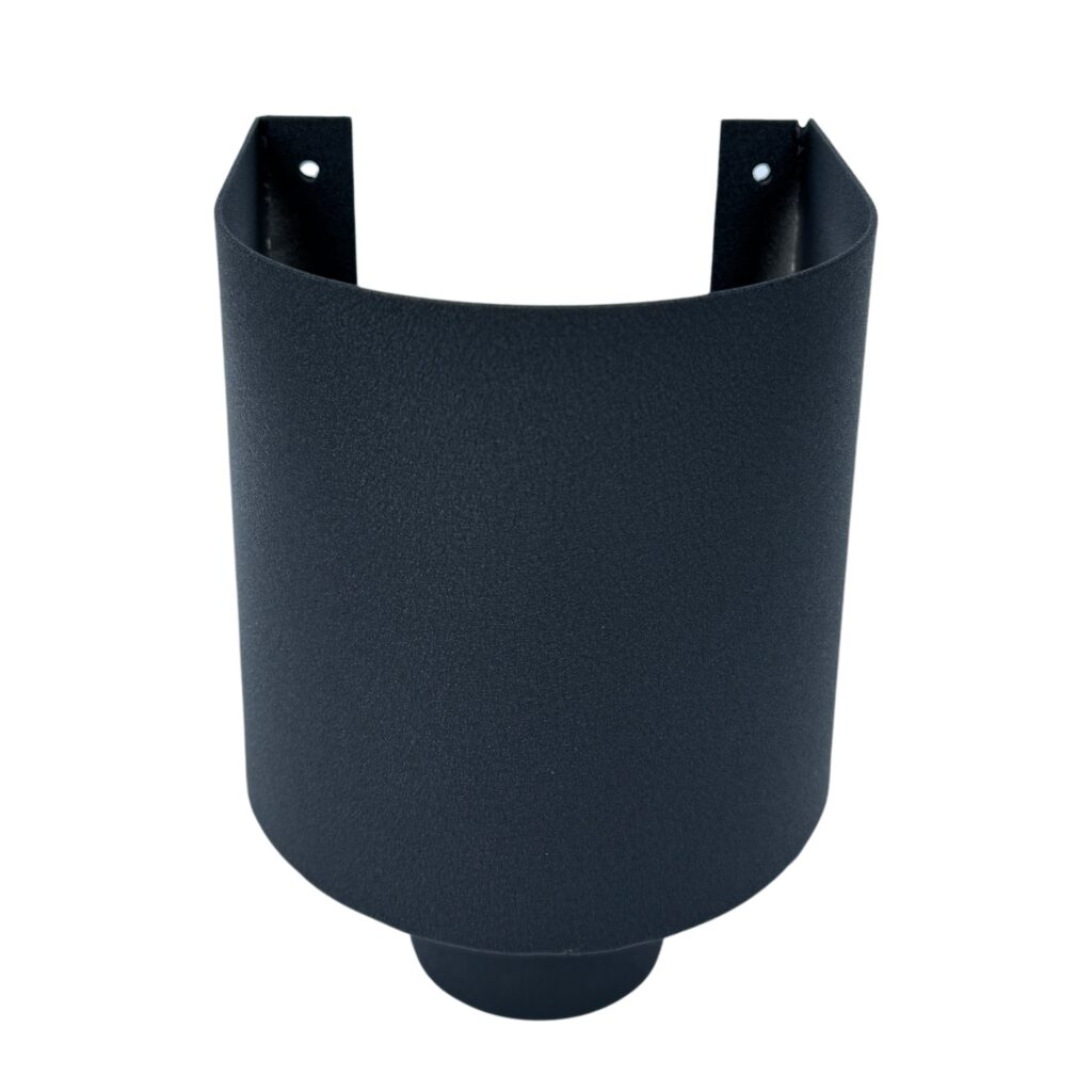 Vergaarbak mini 80 mm - P.10 zwart | Prefa / Kallos
