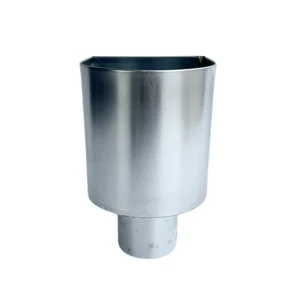 Vergaarbak zink 80 mm - Mini | Nedzink - Afbeelding 2