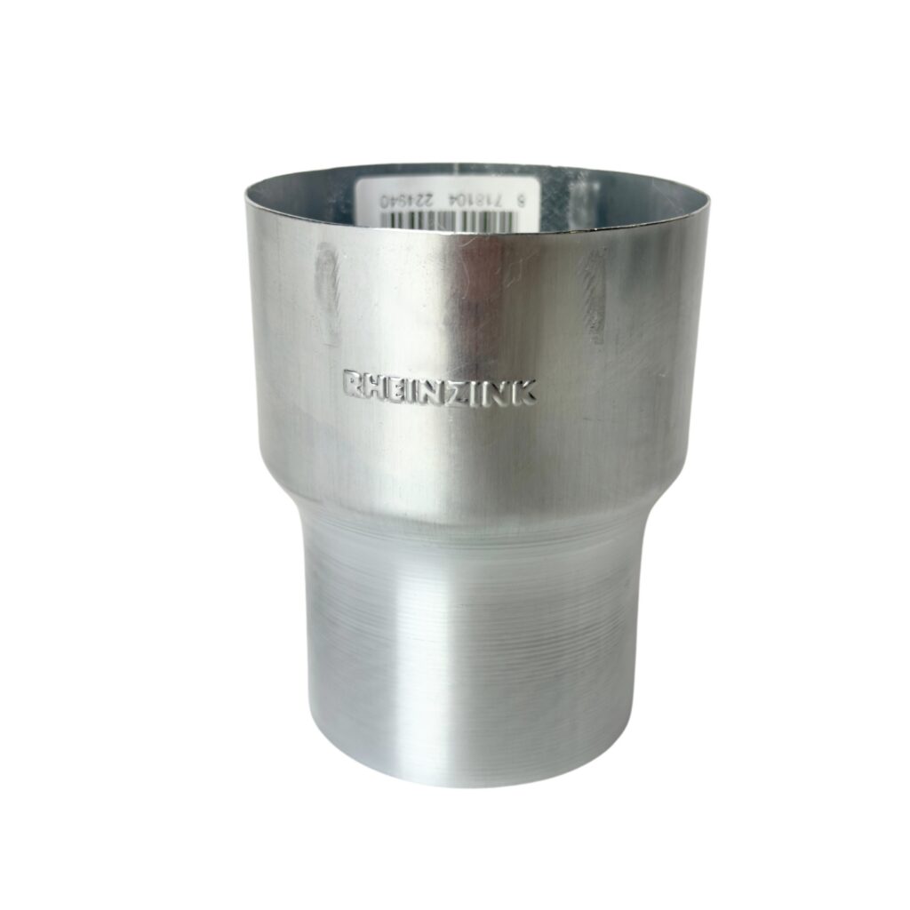 Verloop zink 80 mm naar 70 mm | Rheinzink