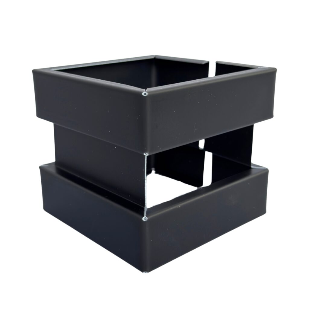 Wrong zink 80x80 mm - Noir | Nedzink