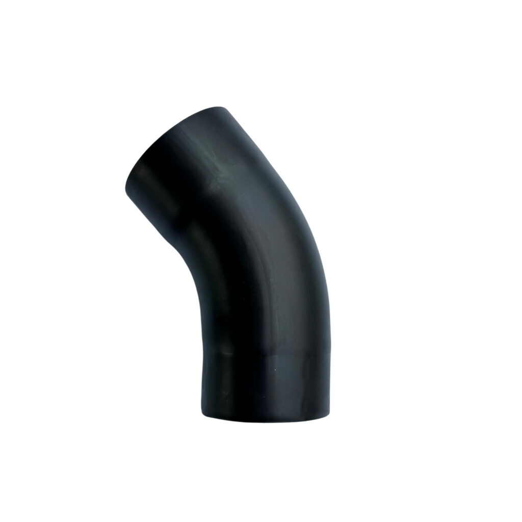 Bocht zink 80 mm 40gr - Noir | Nedzink