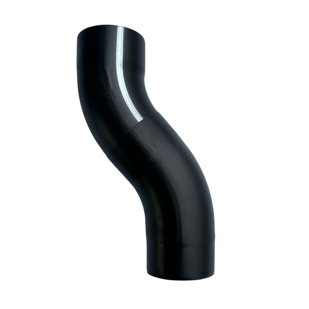 Bocht zink 80 mm 40gr - Noir | Nedzink