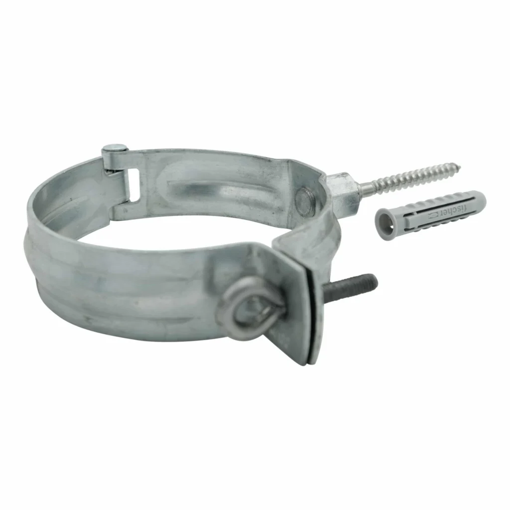 Beugel zink 100 mm M10 + Schroef RVS M10x70 mm + Plug